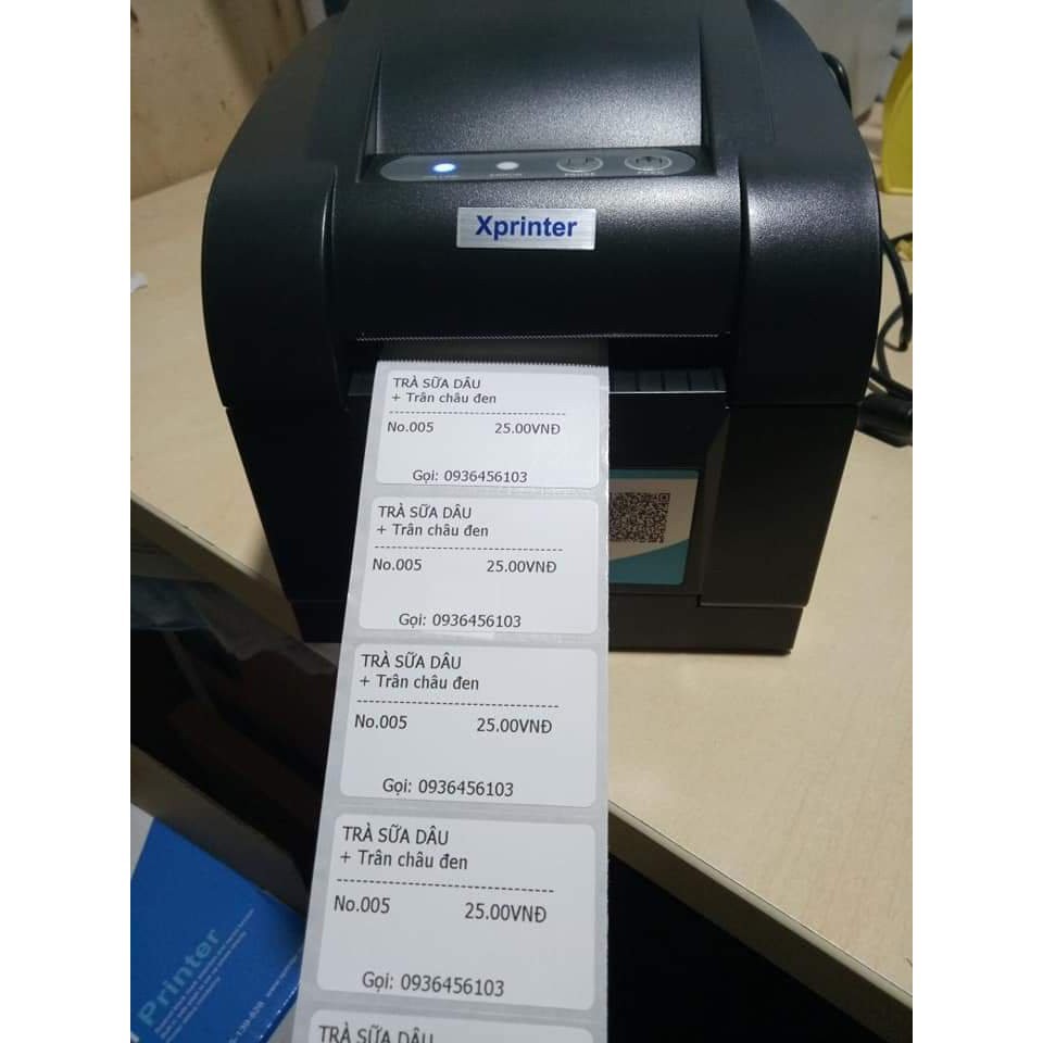 Máy In Mã Vạch XPrinter XP 350B Phần mềm kioviet