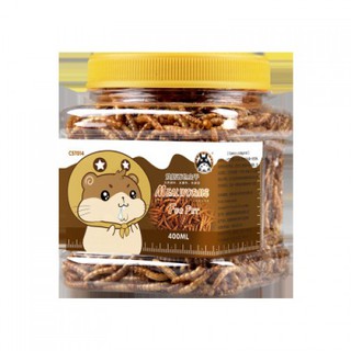 Thức ăn sâu sấy 400ml đầy dinh dưỡng dành cho chuột hamster và nhím