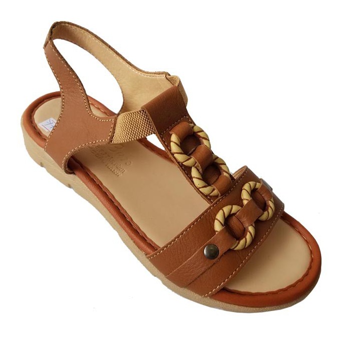 Giày Sandal Nữ Da Bò BIGGBEN Cao Cấp HKD013