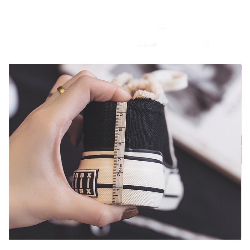 Giày sục thể thao độn đế 7cm⚡️ANDU STORE⚡️