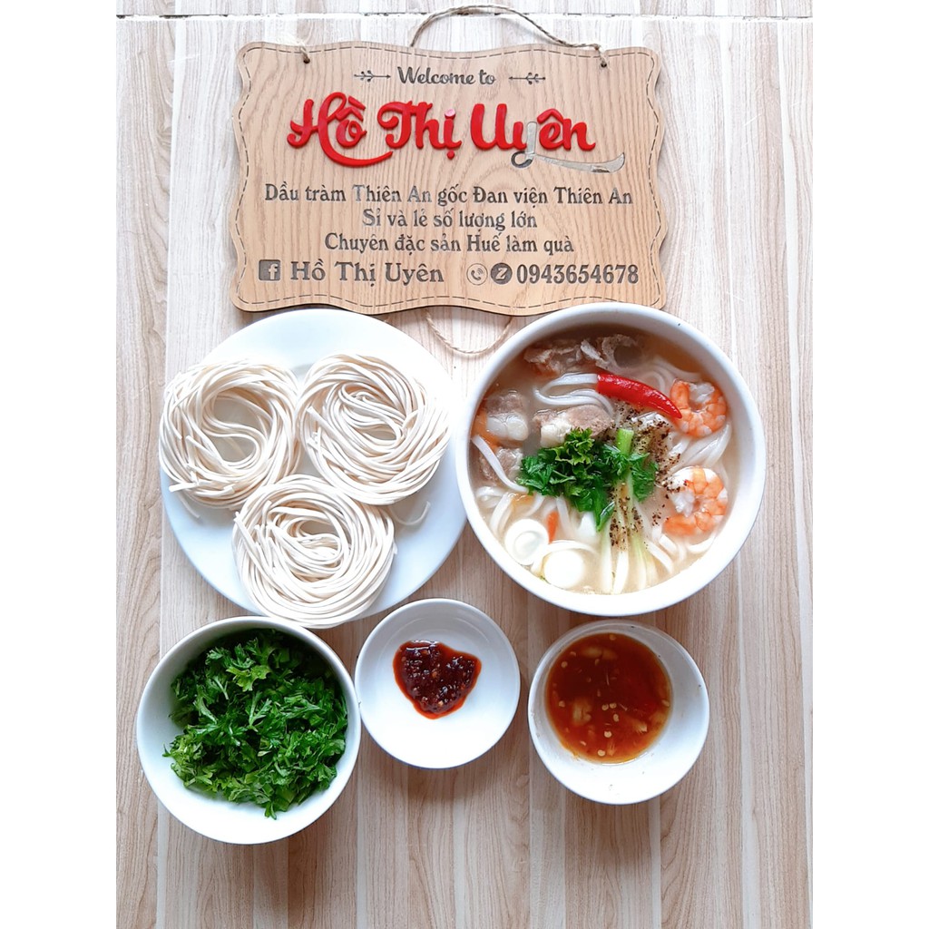 Bánh canh (sợi mì vắt) khô Huế