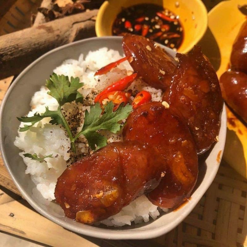 Lạp Xưởng Hồ Lô Trứng Muối 1 Kg 2 Túi [FREE SHIP] TỪ ĐƠN 50K, [Loại Đặc Biệt] Hàng ngon nhà làm