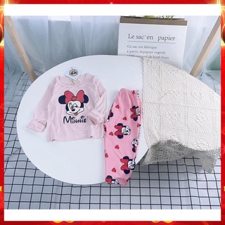 Bộ đồ dài tay cho bé, đồ bộ thu đông be trai, bé gái size 1-7