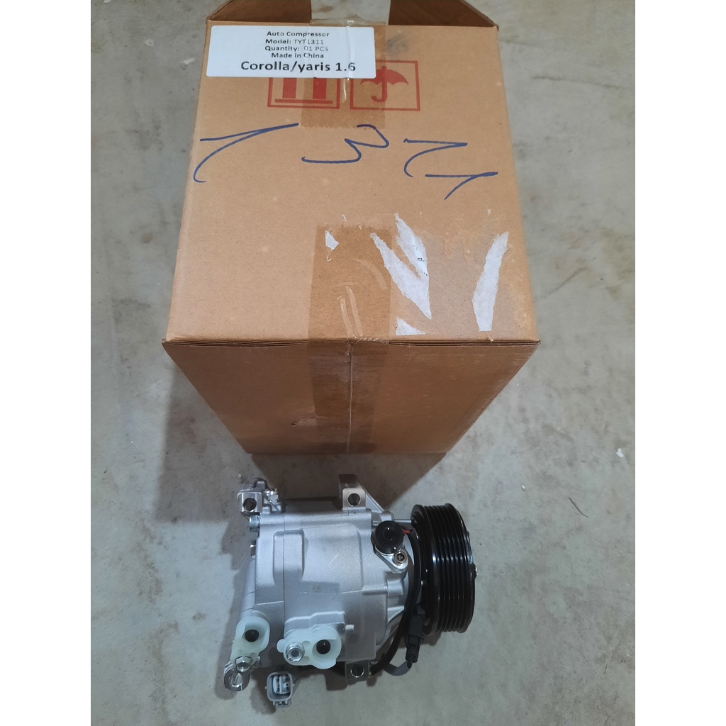 Lốc điều hòa TYT1311 lắp xe Toyota Corolla / Yaris 1.6 đời 2001-2006
