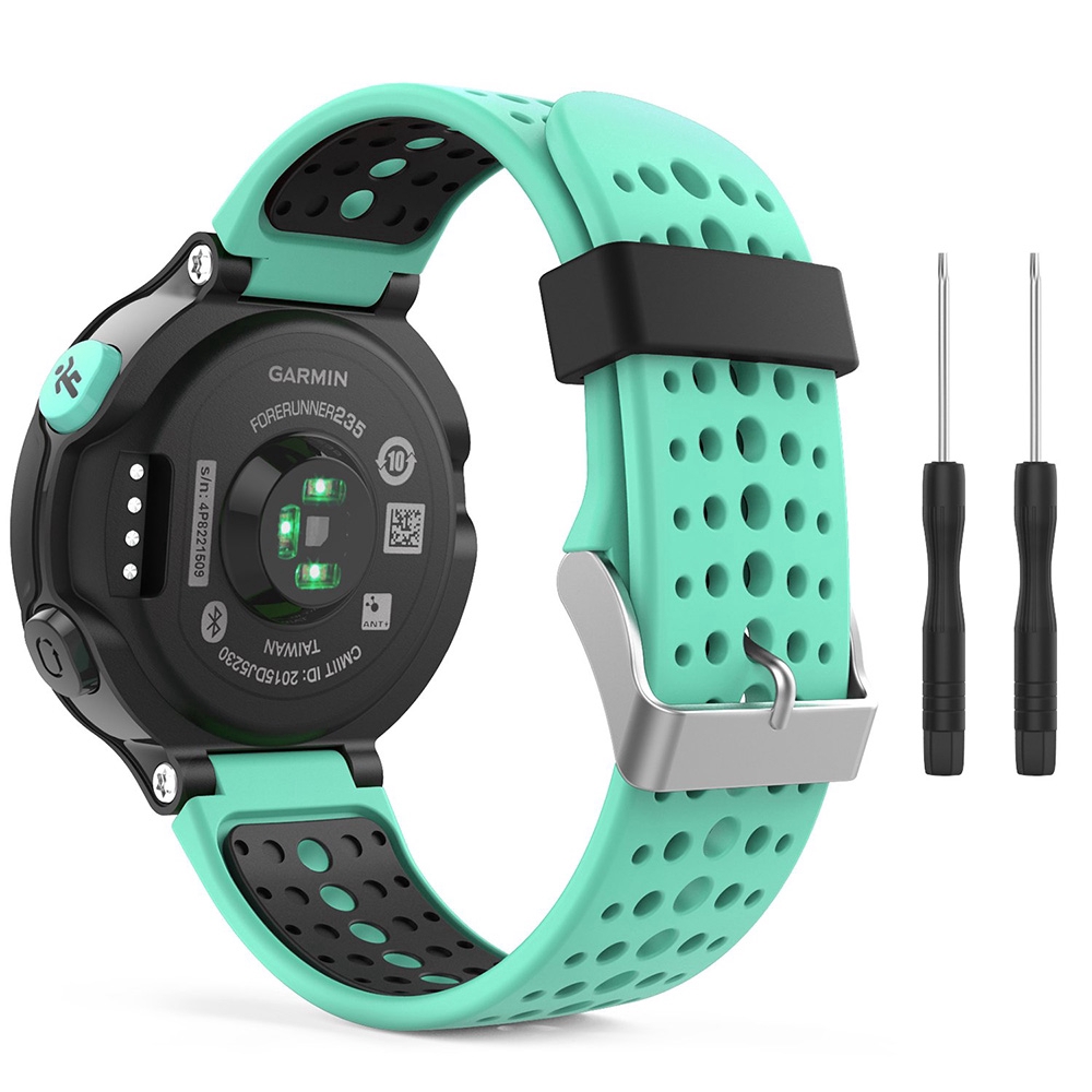 Dây Đeo Thay Thế Chất Liệu Silicon Màu Trơn Cho Garmin Forerunner 235