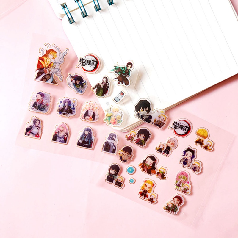 Tmdbyx Miếng Dán Trang Trí Hình Anime Lưỡi Dao Quỷ Độc Đáo