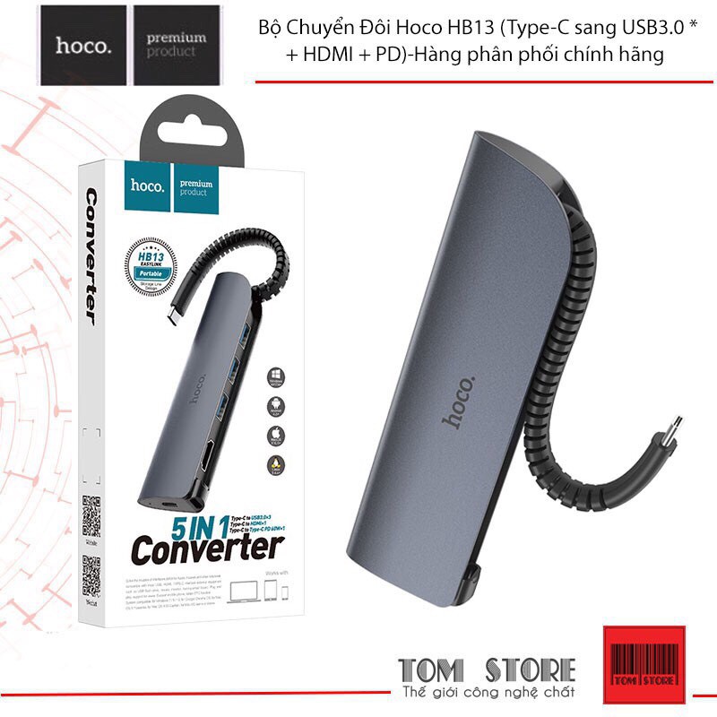 BỘ CHUYỂN ĐỔI CHÂN TYPE-C HOCO HB13