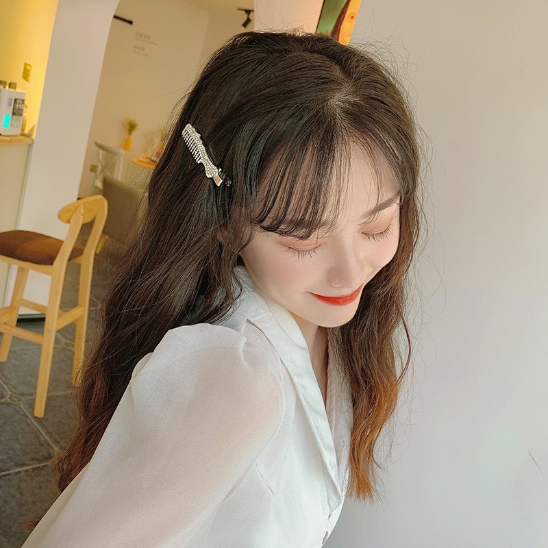 Kẹp tóc đính đá nhiều kiểu, cài tóc nữ tính Hàn Quốc