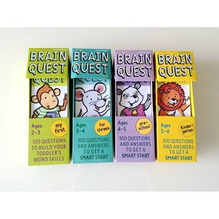 Original - 4 hộp - Brain quest for 2-6 age