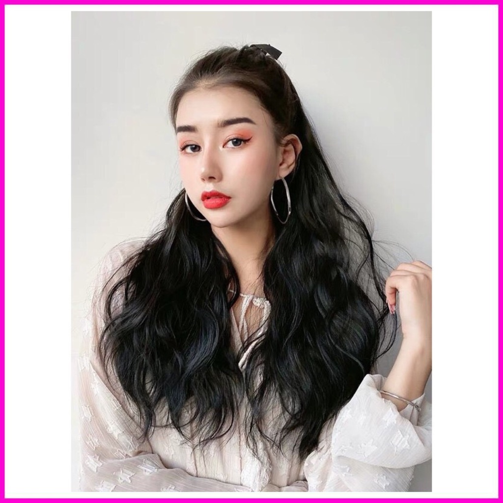 Tóc giả cột❤️FREESHIP❤️Tóc buộc xù 60cm ms024
