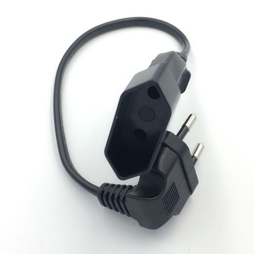 1 Dây Cáp Nối Dài Nguồn Máy Tính 2Pin 90 Độ