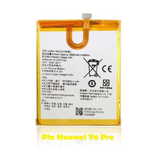 Pin Huawei Y6 Prime 2018 / P9 /P9 lite/3E/GR5 mini