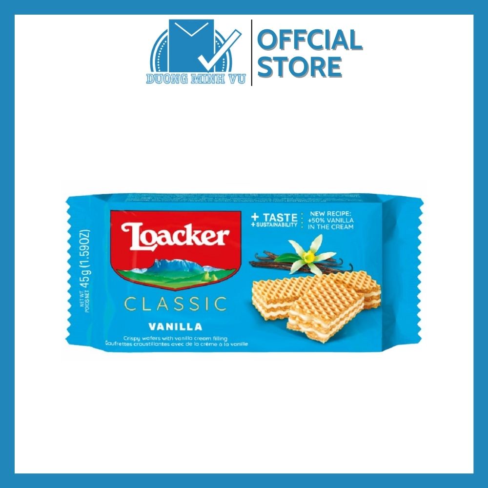 Bánh Xốp Vani Classic Vanille Loacker 45g