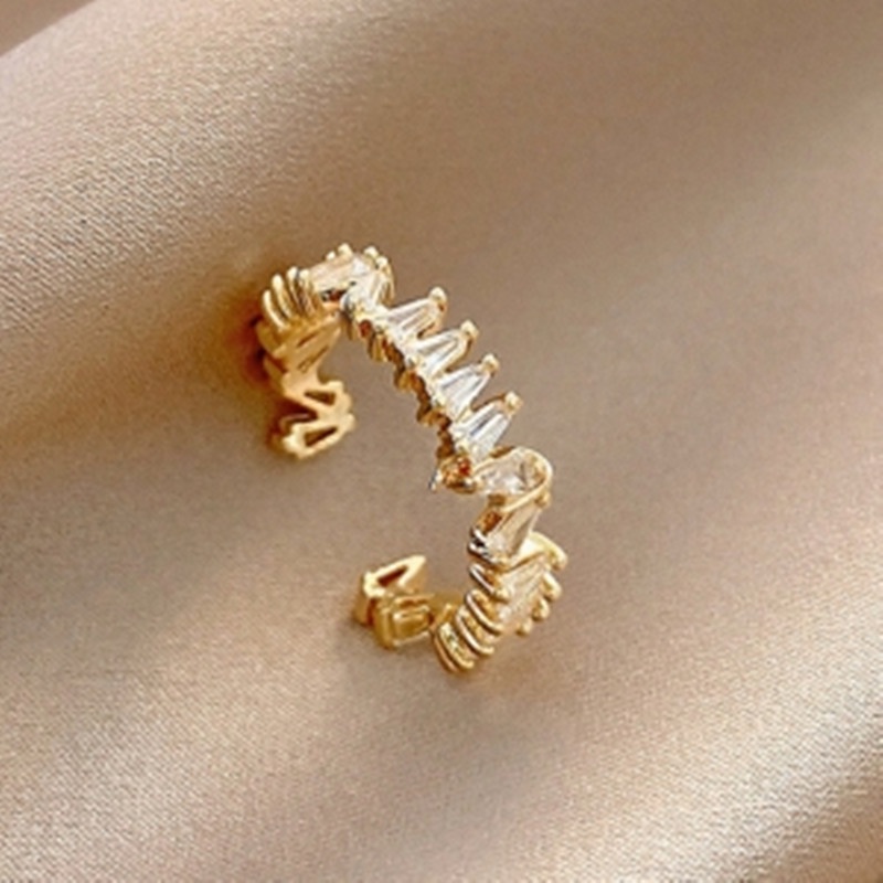 Nhẫn hở nhiều kiểu dáng tùy chọn sang trọng kiểu Hàn Quốc dành cho nữ