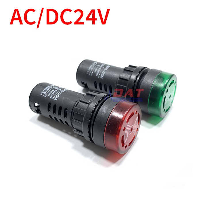 Đèn Báo Có Còi 24V AC DC AD16-22SM