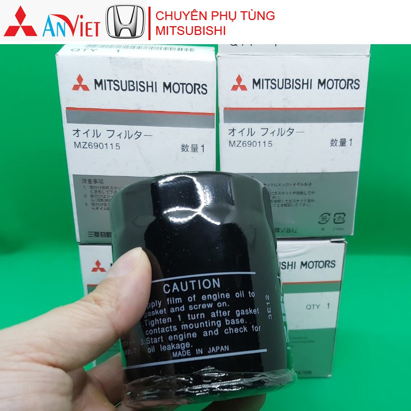 Lọc nhớt động cơ xe Mitsubishi Attrage Mirage Xpander Lancer Jolie Mã MZ690115 hàng OEM