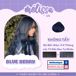 [KHÔNG CẦN TẨY - BLUE BERRY KHÓI] Thuốc nhuộm tóc SIÊU DƯỠNG MÉLISSA - KHÔNG XƠ - LÀNH TÍNH - LÊN MÀU CHUẨN