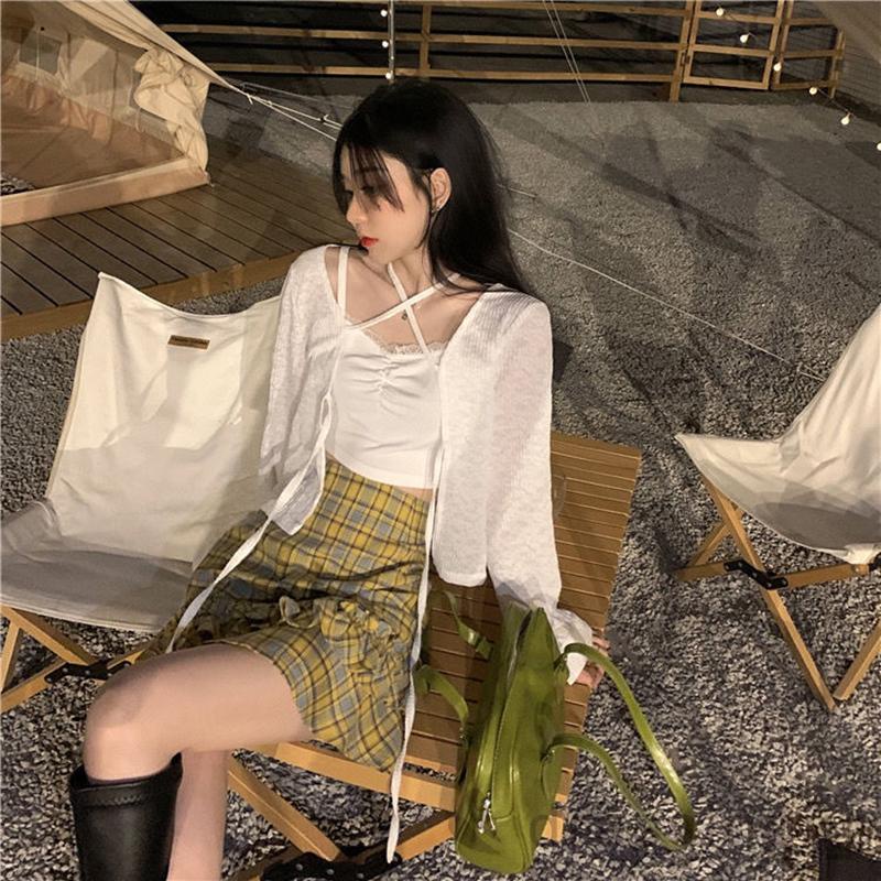 Đầm Nữ Tay Dài Cổ Chữ V Thời Trang