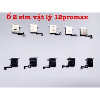 Combo độ 2 sim vật lý cho Iphone 12/ 12pro/ 12promax ( Ổ+ Khay 2 sim)