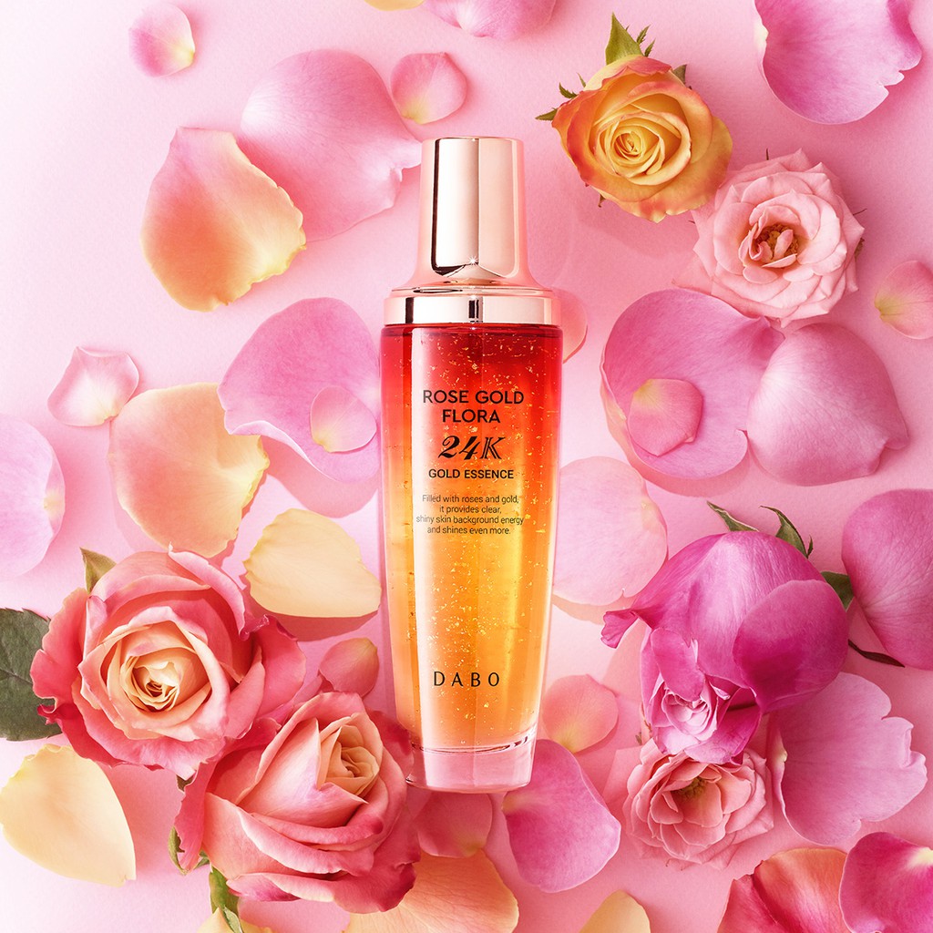Serum Vàng 24K Hoa Hồng DABO Mờ nếp nhăn, Trắng da, Se khít lỗ chân lông, Chống lão hóa 130ml