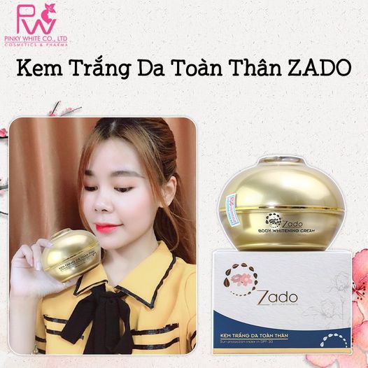 Kem Dưỡng Trắng Da Toàn Thân ZADO 150g