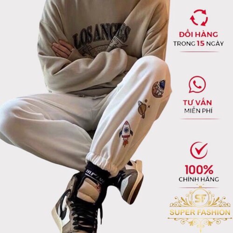 Quần Nỉ Nam Super Fashion in họa tết  SF79