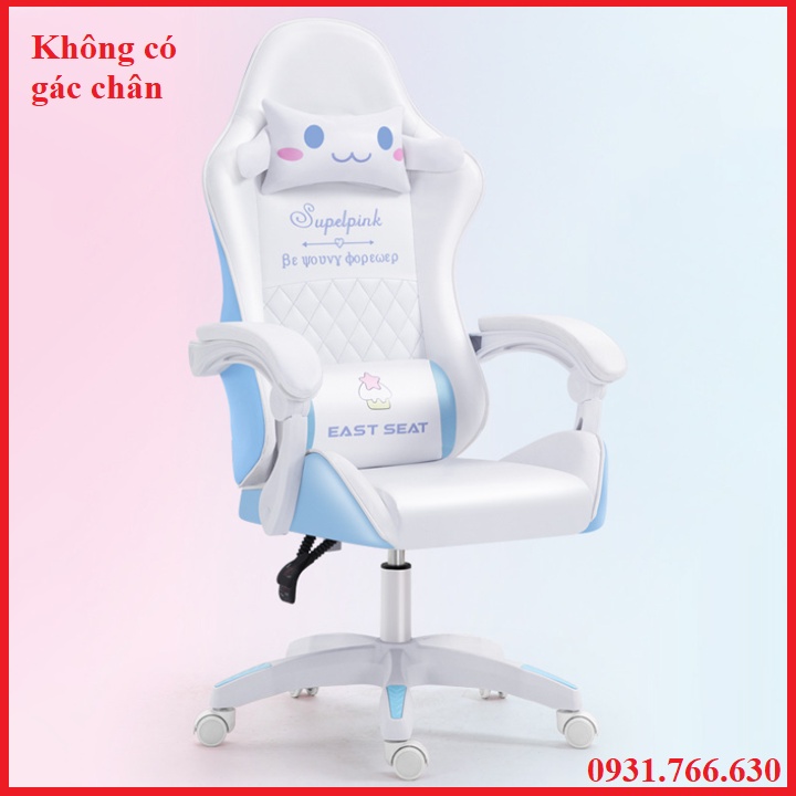 Ghế game bọc da cao cấp,Ghế xoay ngồi livetreamer,làm việc,chơi game có nhiều màu để lựa chọn