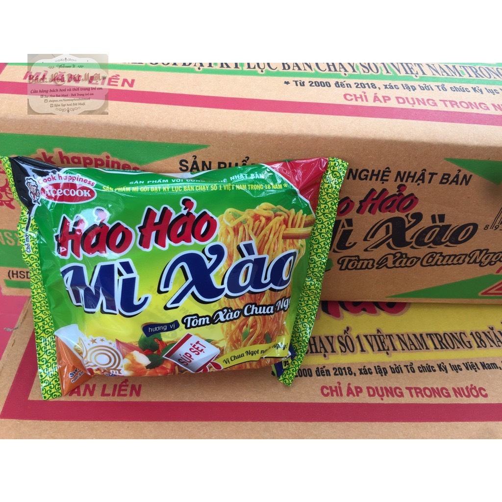 Combo 10 gói mì xào Hảo Hảo 75g/gói