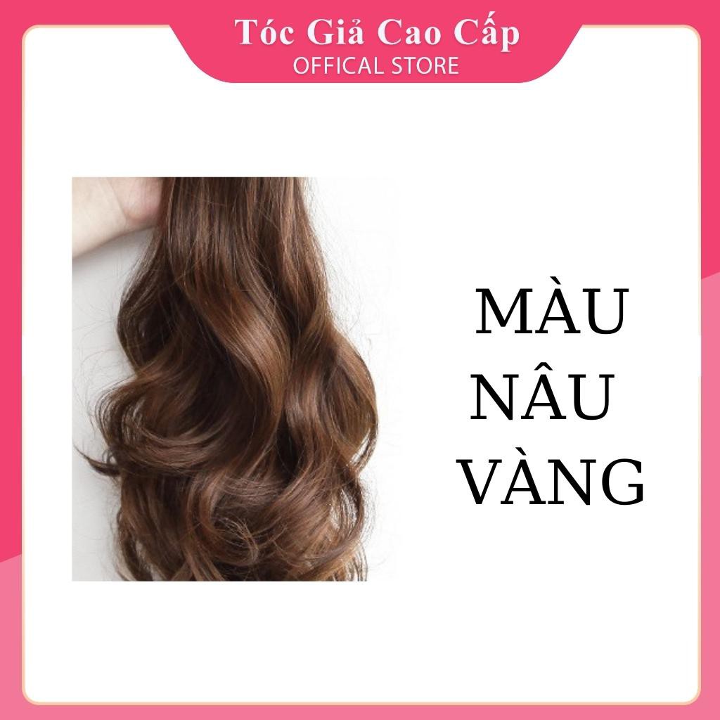 Tóc giả ngoặm ❤️FREESHIP❤️Tóc ngoặm xoăn đuôi bấm phồng chân tóc - n49