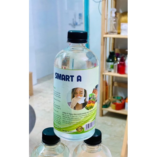 Thùng 10 chai nước Anolyte - Smart A - Dung dịch sát khuẩn chai 500ml