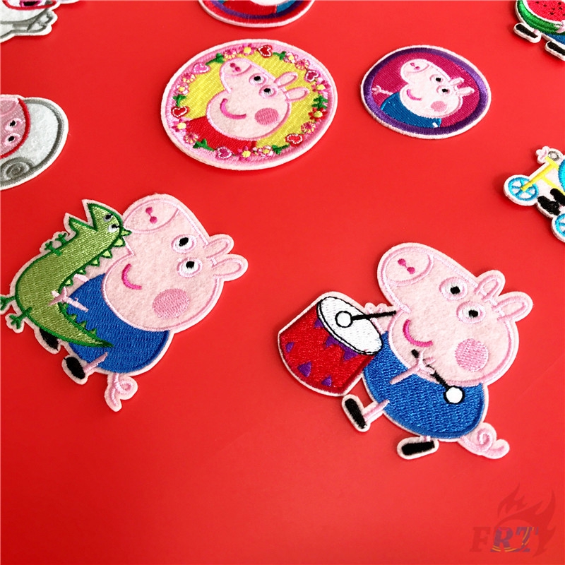 Miếng vá thêu cho quần áo họa tiết heo Peppa DIY