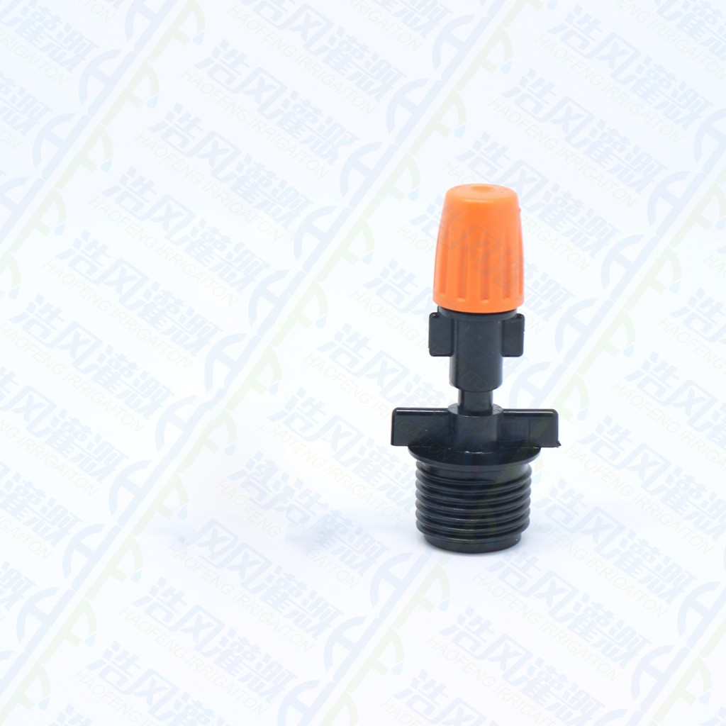 Béc phun sương màu cam và ren 21mm ( nhựa cao cấp) đầu phun không bị tắc, điều chỉnh được lượng nước - HV Store Sz685