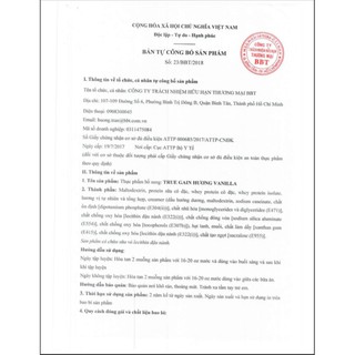 RSP True Gain - Tăng Cân Hạn Chế Mỡ  + Bình lắc