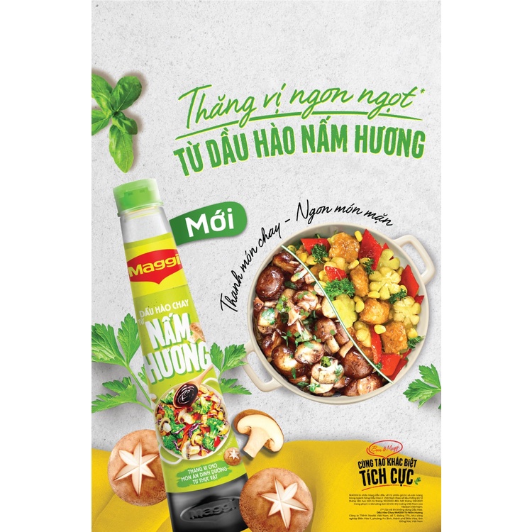 Dầu Hào Chay Maggi Vị Nấm Hương 820g Chính Hãng