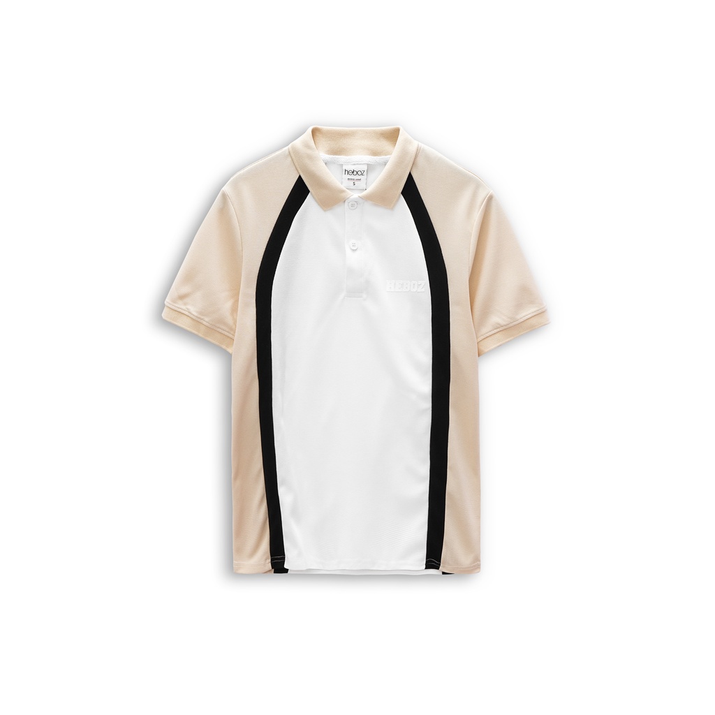 Áo polo nam Heboz color block thanh lịch sang trọng -00001165