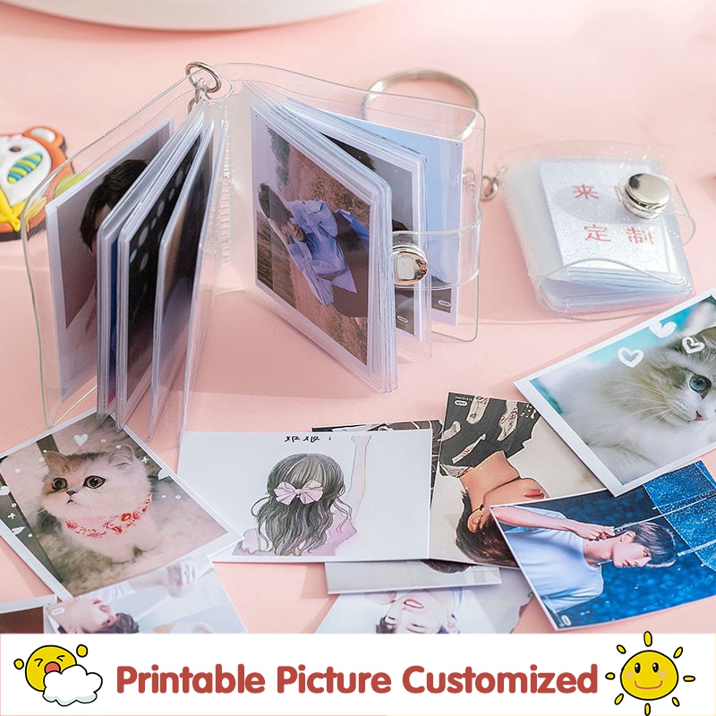 Album ảnh mini thiết kế dễ thương có móc khóa dễ mang theo
