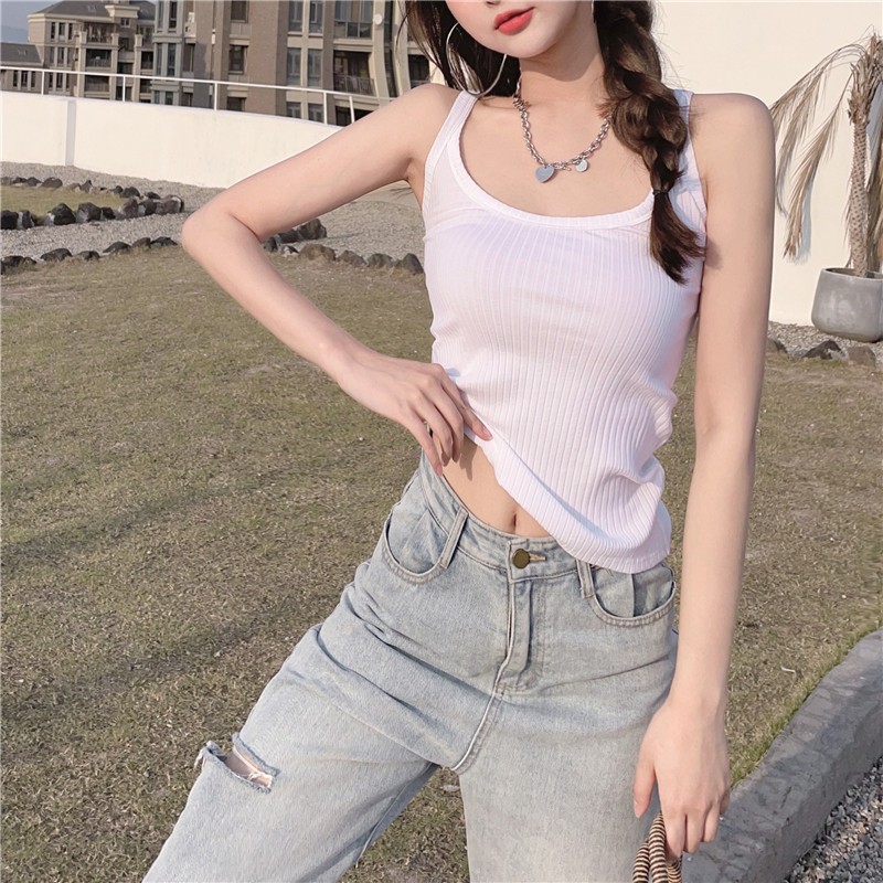 ♡MISS XU♡New outfit Fashionable new style Promotion Fashion vests Korean version Korean style vest