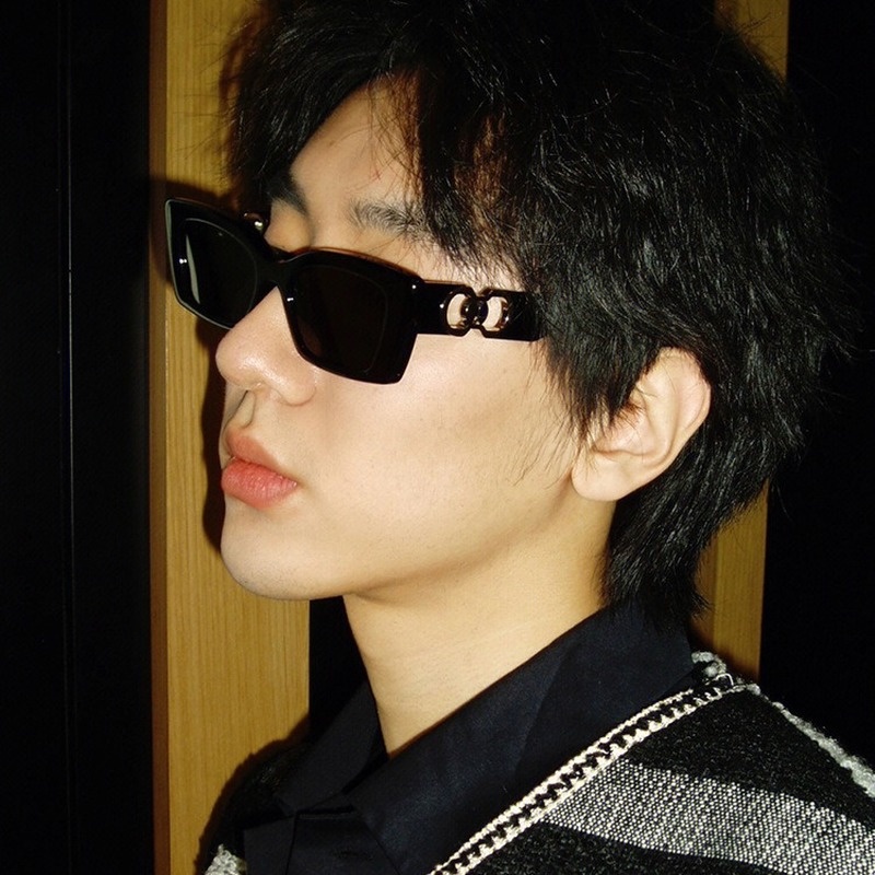 (KIQI-FASHION) COD Kính Mát Mắt Mèo Thời Trang Chống Tia UV Cho Nam Và Nữ