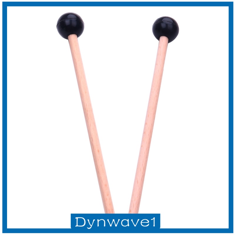 1 Cặp Dùi Gõ Trống Bằng Gỗ Cao Su Dày 145mm