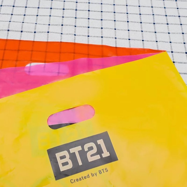 Túi BT21 Tata, Chimmy, Cooky (túi nilong)