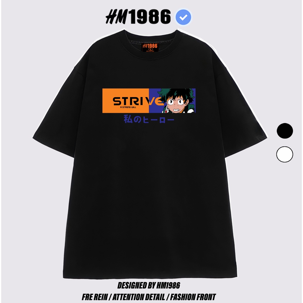 Áo thun tay lỡ form rộng unisex HM1986 3119