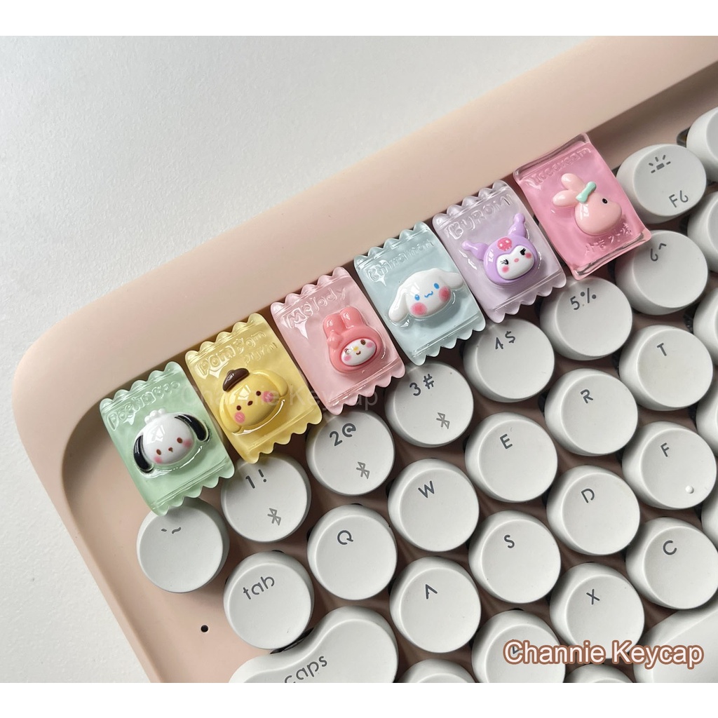 Keycap CANDY Kẹo Siêu Xinh  keycaps lẻ dễ thương