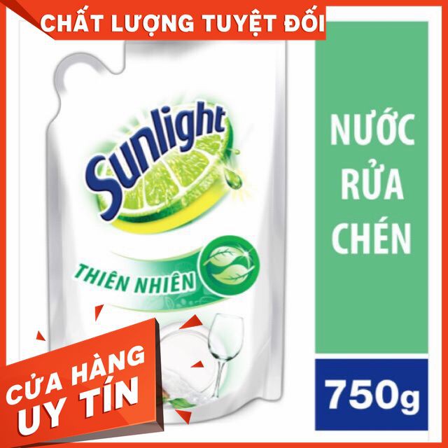 Nước Rửa Chén Sunlight Túi 750ml Hương Thiên Nhiên