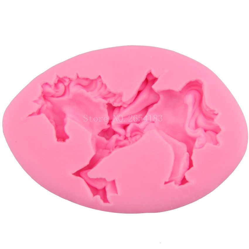 Khuôn Silicone Tạo Hình Làm Bánh Kẹo Hình Ngựa Gỗ 3D FQ3019
