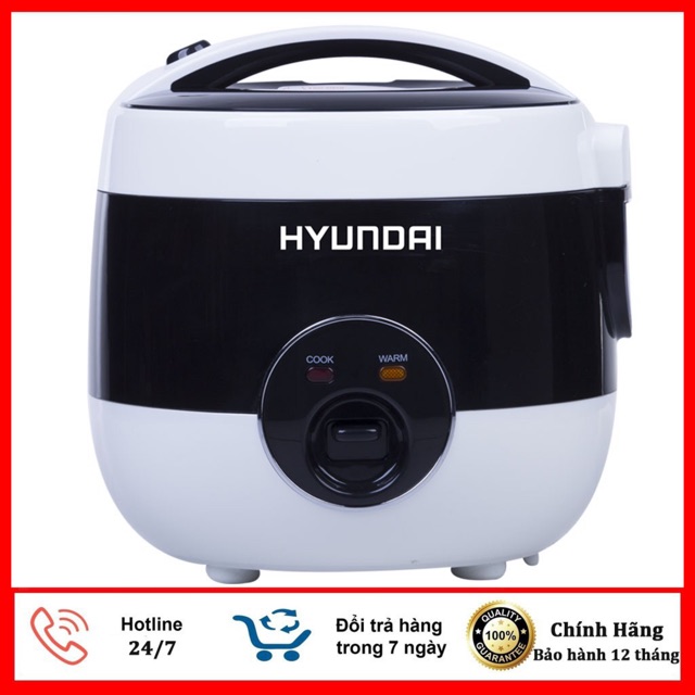 Nồi cơm điện ,nồi cơm con lợn Hyundai (chính hãng) 2000R/W/O Nồi cơm cơ -Bảo hành 12 tháng