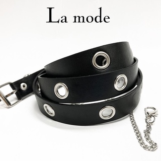 Thắt Lưng Dây Nịt Dập Lỗ Dây Xích Nữ - La mode
