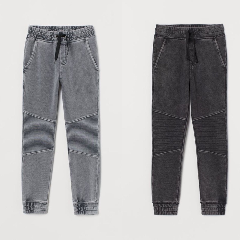 Quần nỉ da cá Jogger giả jean cho bé