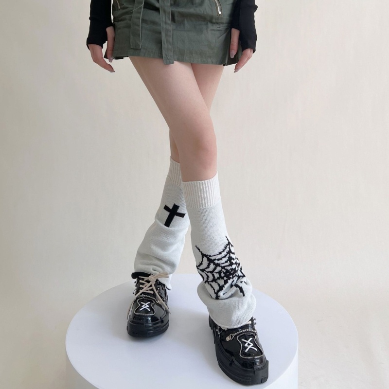 Tất Ống Chân Dệt Kim Giữ Ấm Mùa Thu Cho Nữ Xixi