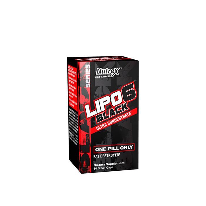 Lipo6 | Nutrex Lipo-6 Black Ultra Concentrate Viên Uống Đốt Mỡ Cao Cấp [60 Viên]