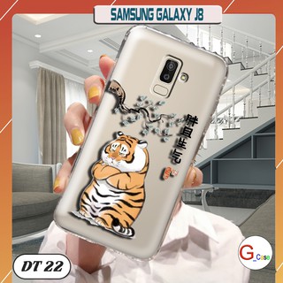 Ốp lưng SAMSUNG GALAXY J8 dẻo trong in hình